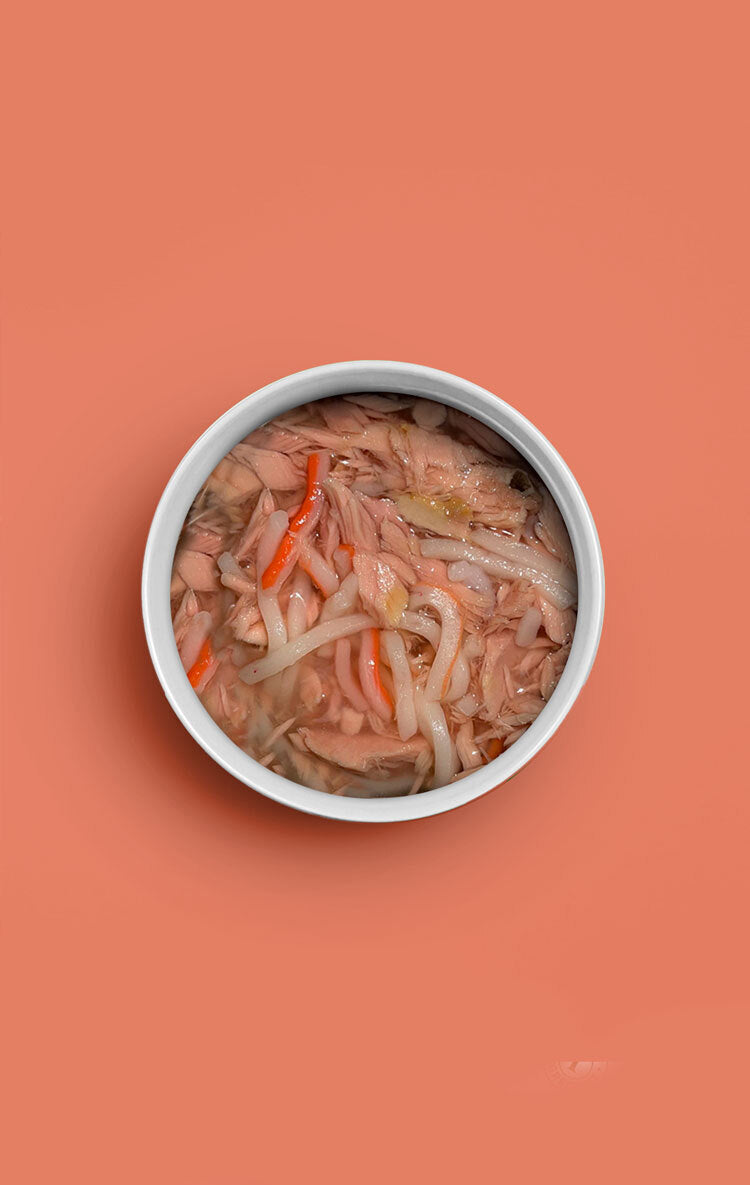 18 In bouillon - Tonijn & Surimi - 70g