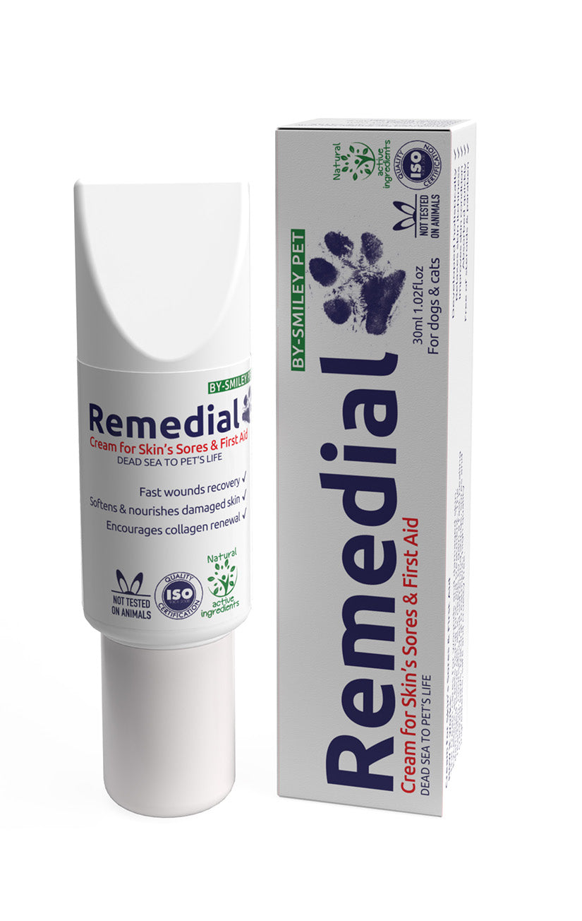 Remedial - SKIN FIRST AID CREAM  Crème tegen huiduitslag en bij eerste hulp voor honden en katten