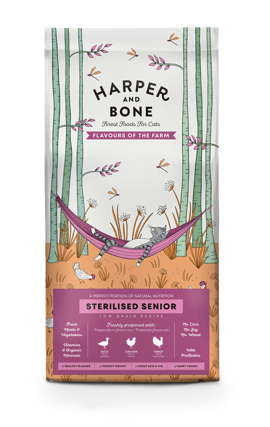 Sterilised senior - Flavours of the farm - Eend, kip en kalkoen