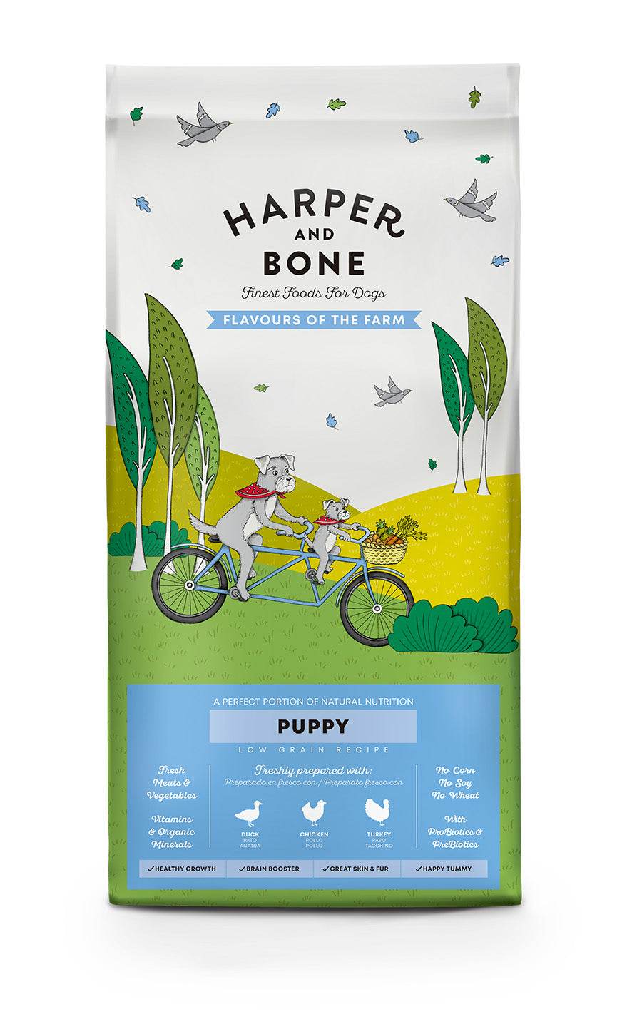 Puppy - Flavours of the farm - Eend, kip en kalkoen