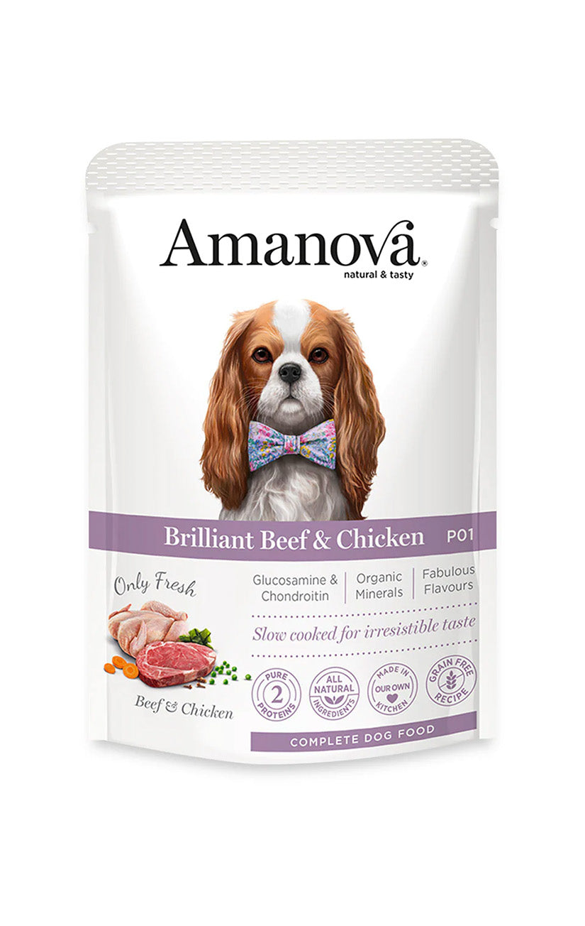 P01 Adult Dog - Verse kip en kalfsvlees - Natvoeding